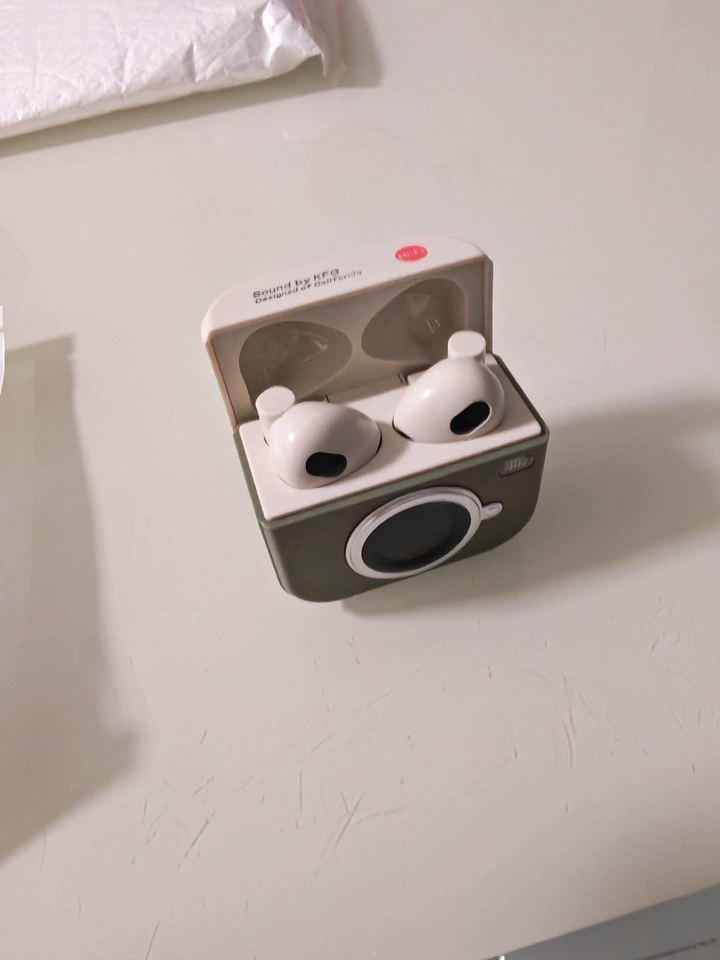 레트로 감성 카메라 블루투스 이어폰 무선 Hi-Fi 터치 이어버드 photo review
