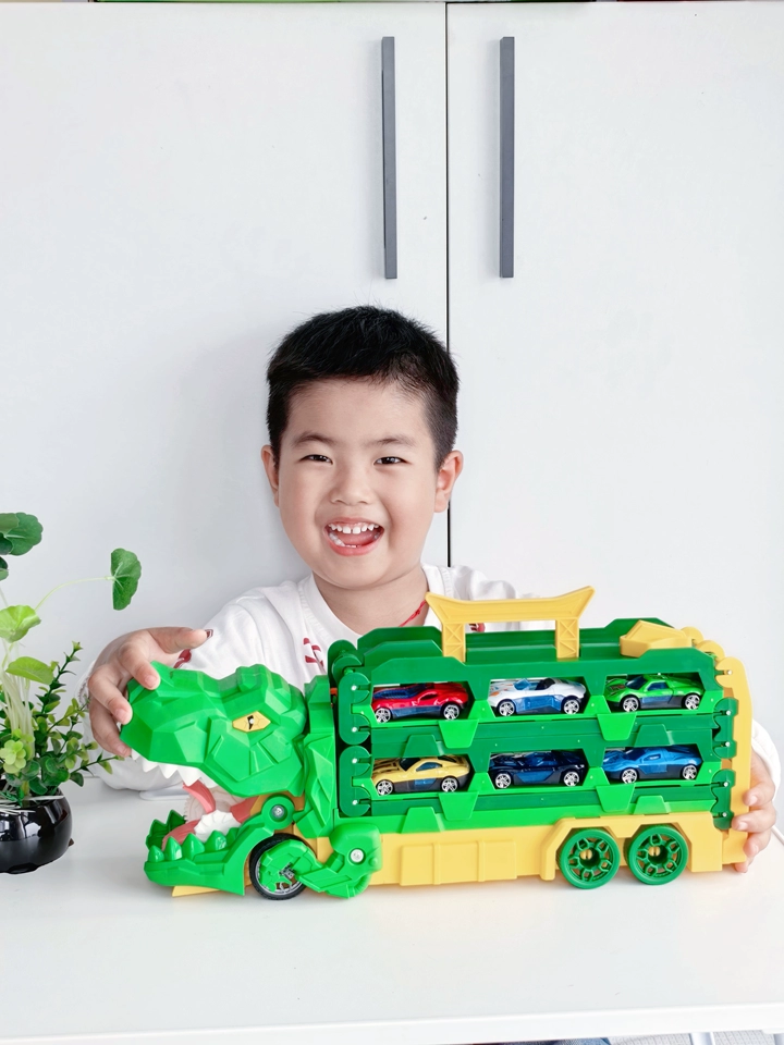 공룡 6 in1 자동차 운반차 장난감 미니카 세트 변신 트럭 150CM 초장거리 트랙 비행기+자동차 포함 어린이날 선물 photo review