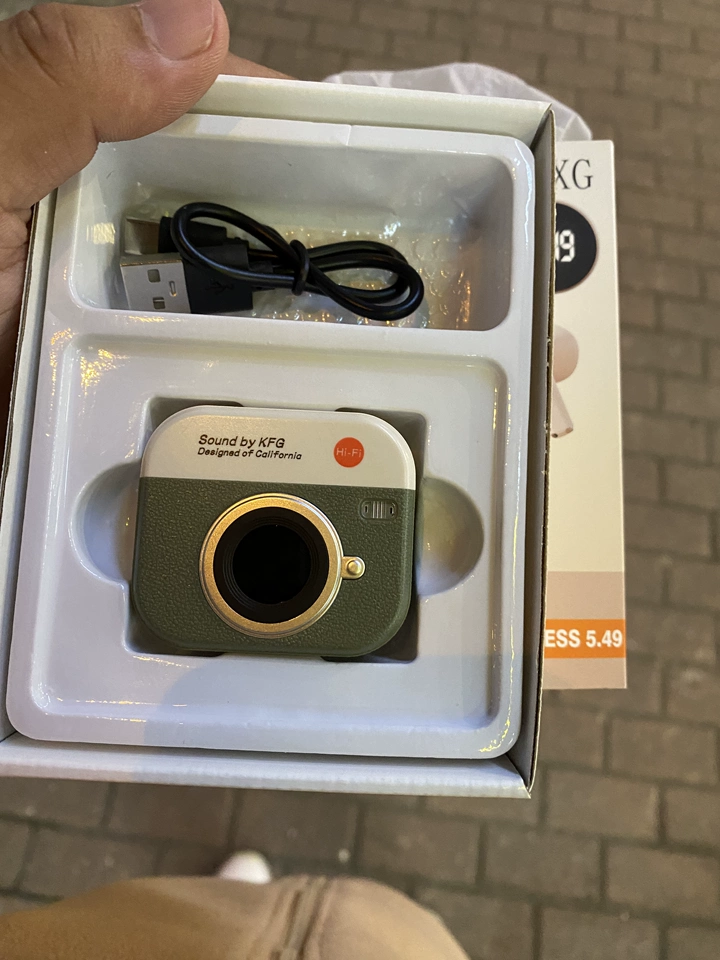 레트로 감성 카메라 블루투스 이어폰 무선 Hi-Fi 터치 이어버드 photo review